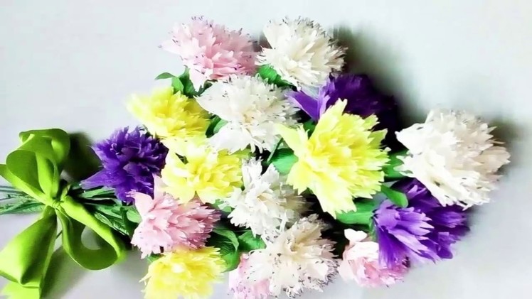 Easy channel- Romantic Carnation paper flowers