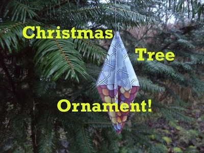 How to Fold an Origami Christmas Tree Ornament