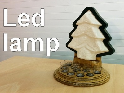How to make a christmas tree led lamp