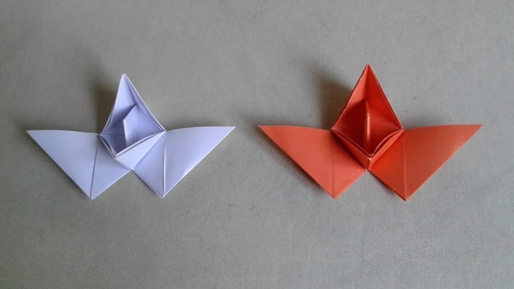 How to make a flying paper boat for kids - origami flying paper boat - paper craft
