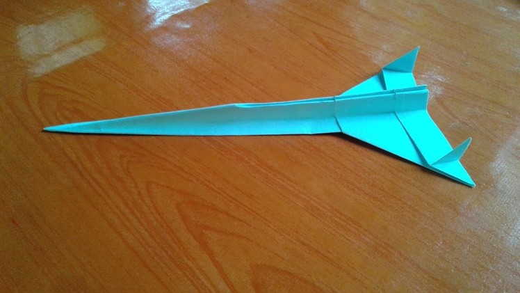 How to make a starfighter paper airplane  Fighter jet paper airplane  paper Craft