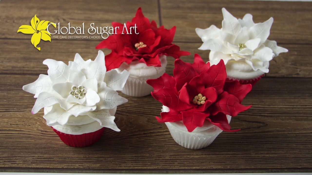 How To Make Gumpaste Poinsettias – Best Poinsettia Tutorial From The Cake Decorator’s Choice