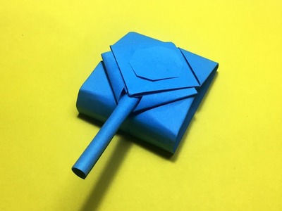 How to make origami tank - army tank that shoots DIY