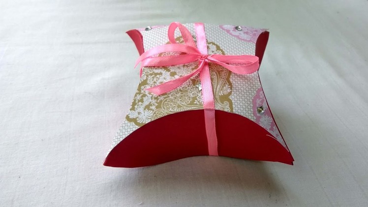 How to make "square cushion gift box" | DIY