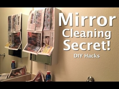 Mirror Cleaning Secret - DIY Hack