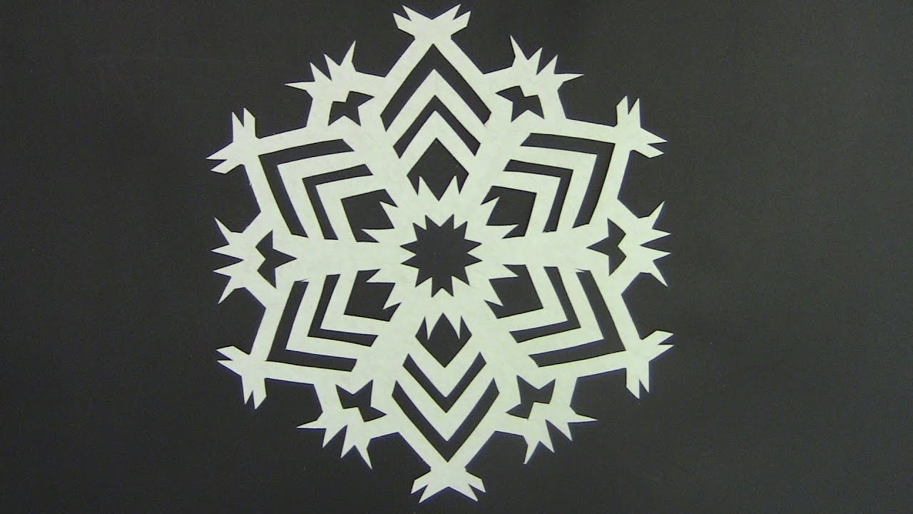 Paper snowflake tutorial ? - Look here! Snowflakes in 5 minutes, My