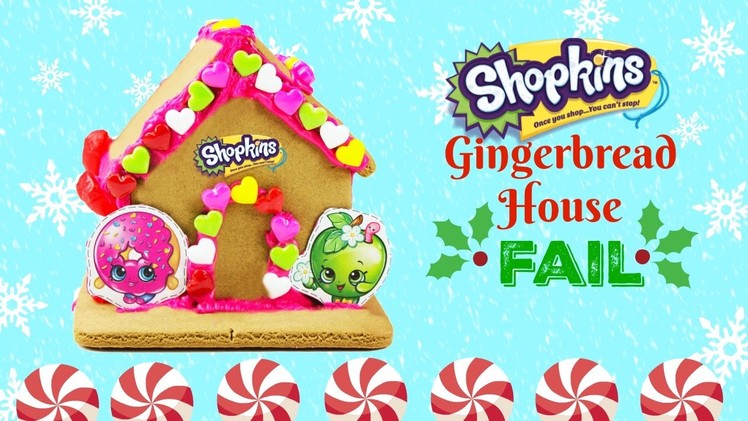 Shopkins Gingerbread House Kit Sweets Shop DIY Fun