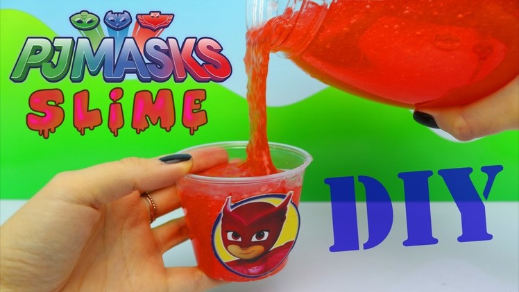 Best PJ Masks Owlette Slime Pot DIY Squishy Goo Play