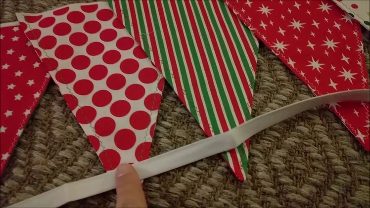 Christmas Bunting Sew with Me!