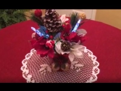 Christmas Floral DIY #2 (Dollar Tree)