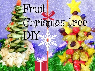 CHRISTMAS TREE FRUIT DIY TABLE DECORATION IDEA