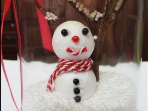 DIY : #159 Snowman in a JAR - Christmas Gift ♥