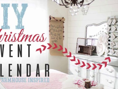DIY Christmas Advent Calendar-Farmhouse Inspired