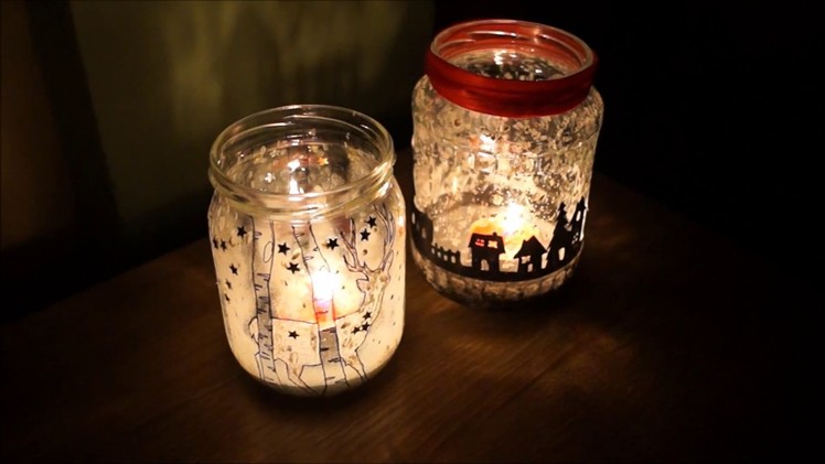 DIY Christmas Candle Jars  | MiA 