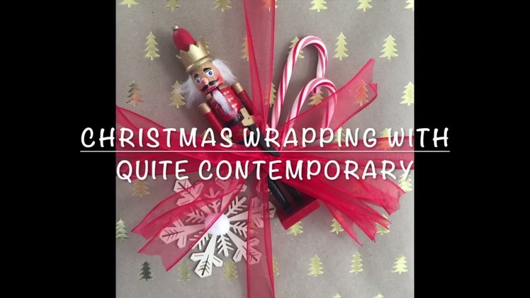 DIY Christmas Gift Decor - Ideas & Inspiration for Gift Wrapping - Quite Contemporary