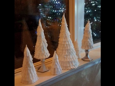 DIY Christmas Tree (Coffee Filter) How to make a coffee filter tree.