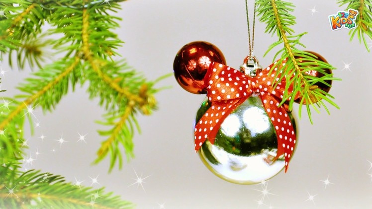 DIY - Christmas Tree decoration - Minnie Mouse baubles