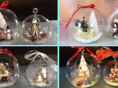 DIY: Clear Glass Ornaments for Christmas and New Year