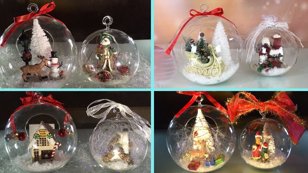 DIY: Clear Glass Ornaments for Christmas and New Year