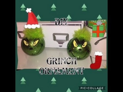 DIY: Grinch ornament