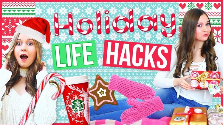 DIY Holiday LIFE HACKS You NEED To Try!!