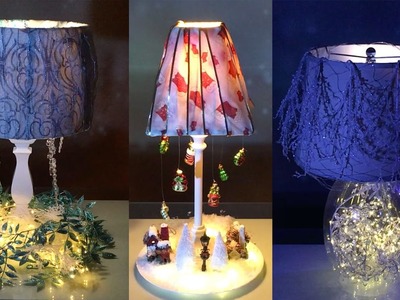 DIY:Ideas on How to Decorate Lamps for Christmas & New Year