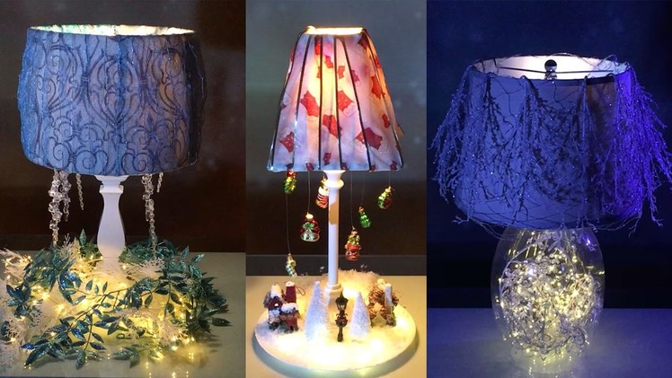 DIY:Ideas on How to Decorate Lamps for Christmas & New Year