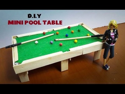 DIY Kid Toys - How To Make Mini Pool ( Billiard ) Table.