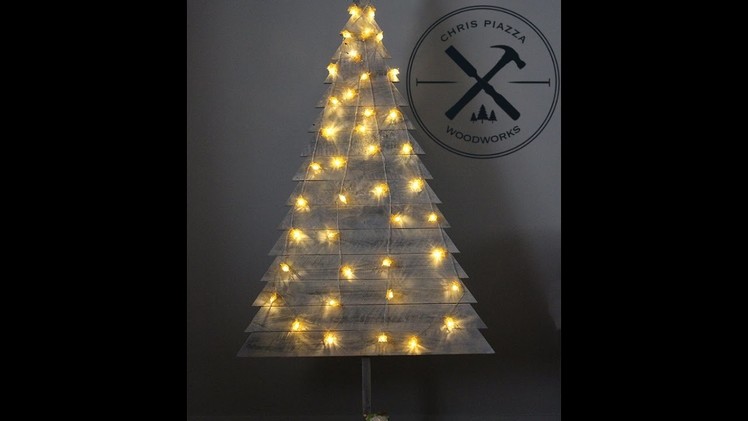 DIY Recycled Pallet Timber Christmas Tree
