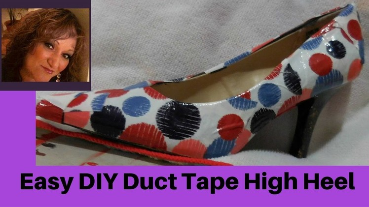 Easy DIY Duct Tape High Heel