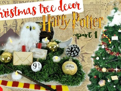 HARRY POTTER Christmas tree decor | Part 1 | CHRISTMAS DIY