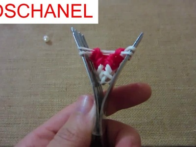 Kidschanel- 3D Santa Hat Charm Without Loom (Rainbow Loom)