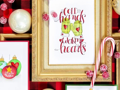 Colored Christmas Cards with Tammy Tutterow Holiday Stamps