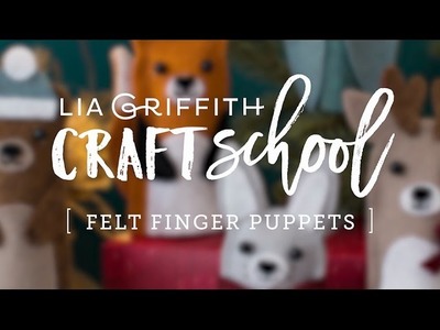 Craft School - DIY Felt Finger Puppets