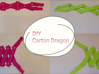 DIY Carton Monster. Dragon game