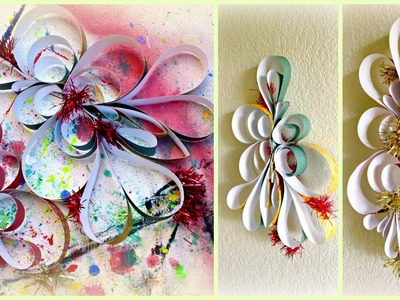 *DIY Decorations* Sparkle Paper Swirls