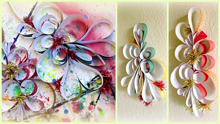 *DIY Decorations* Sparkle Paper Swirls