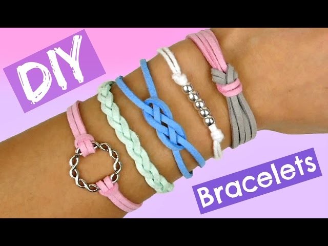 DIY Frendship Bracelets I 5 EASY and Cool Bracelets I Stackable Arm Candy projects