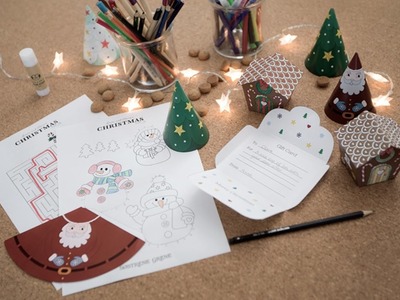 DIY : Fun templates for children’s craft ideas by Søstrene Grene