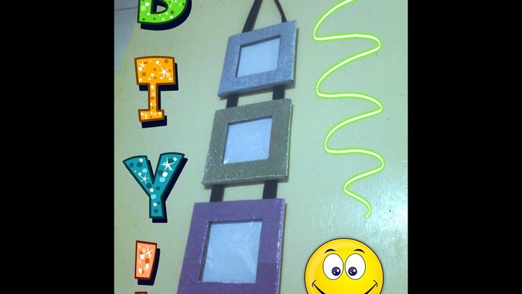 DIY Hanging Cardboard Picture Frames (A.S.M. PRODUCTION)