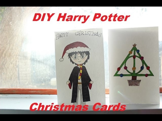 DIY Harry Potter Christmas Cards