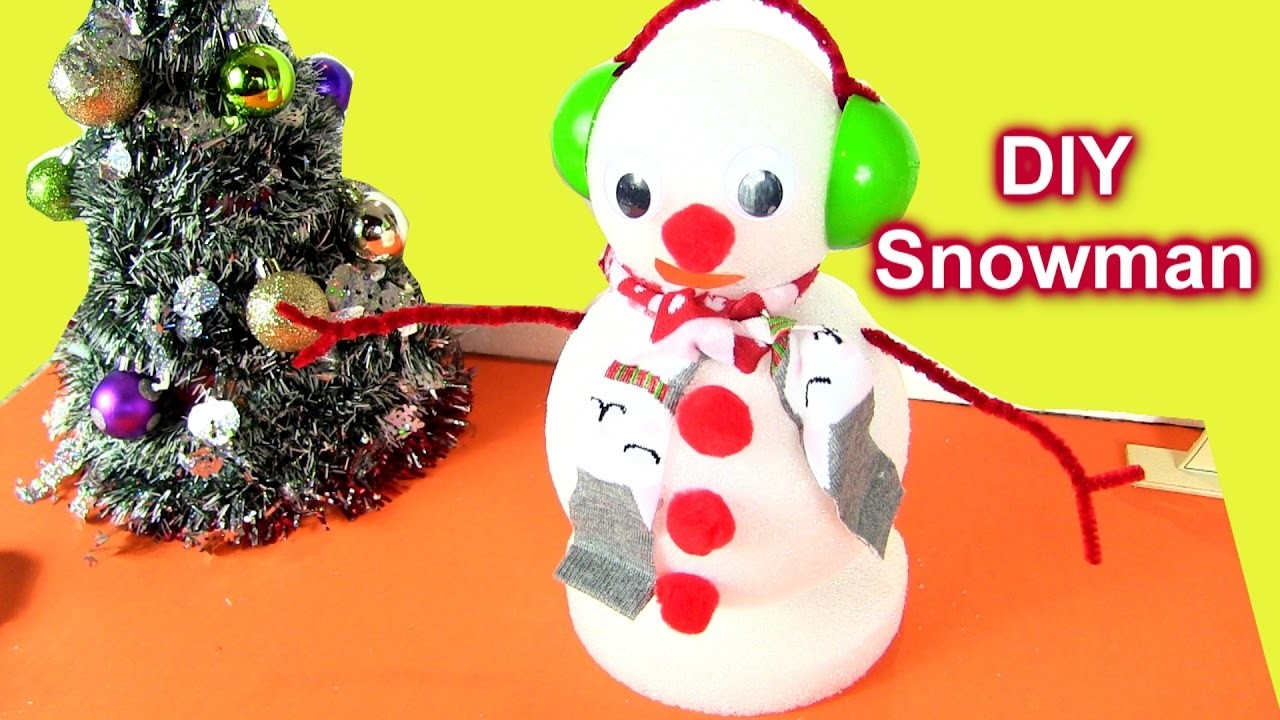 Rainbow Diy How To Craft Snowman Christmas Decoration Do