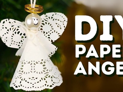 DIY paper angels to put on your Christmas tree l 5-MINUTE CRAFTS