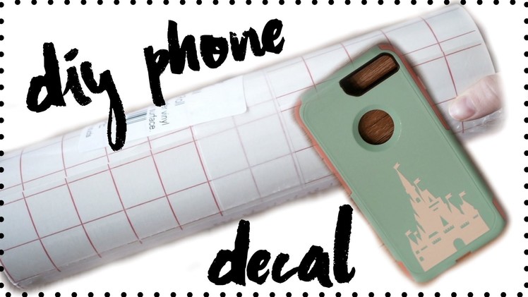 DIY PHONE DECAL WITH ANGEL CRAFT TRANSFER PAPER!