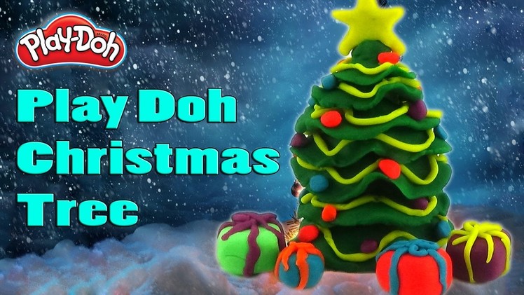 DIY Play Doh Christmas Tree - Play Doh Videos Surprise Toys - Creation