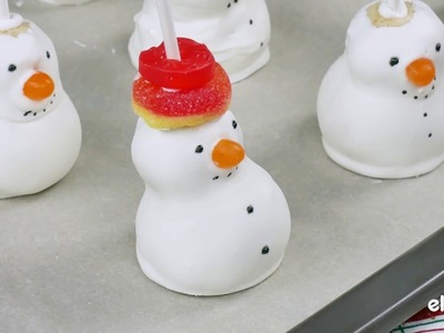 DIY Snowman Cake Pops