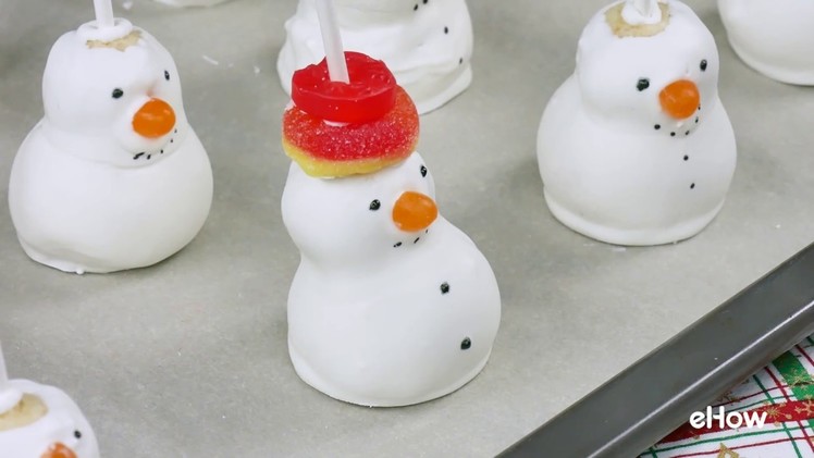 DIY Snowman Cake Pops
