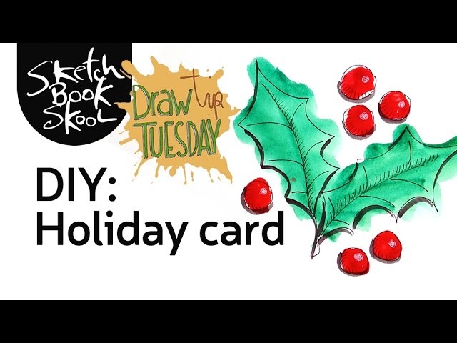 Draw Tip Tuesday: DIY Holiday Card
