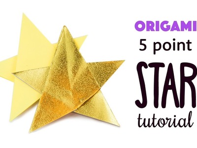 Easy Origami 5 Point Star Tutorial ⭐️ DIY ⭐️ Paper Kawaii