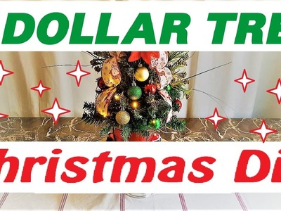 How to Decorate a Dollar Tree Tree ( Christmas Collab 2016)